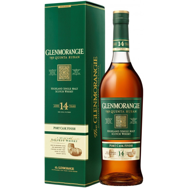 Купить Купить Виски Glenmorangie Quinta Ruban 14 YO 0,7л в коробке