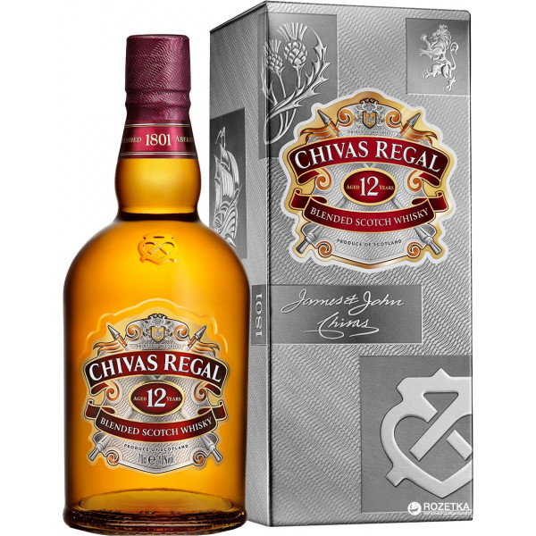 Купити Віскі Chivas Regal 12yo 0,7л в коробці