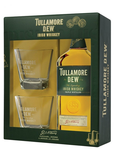 Купить Купить Виски Tullamore Dew Original 0,7л+ 2 стакана Tullamore