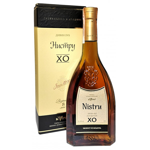 Купити Коньяк Ністру 8YO XO 0,5л в коробці Kvint