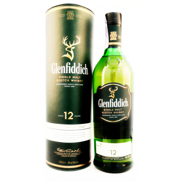 Купити Віскі Glenfiddich 12yo Special Reserve 1,0л в тубусі