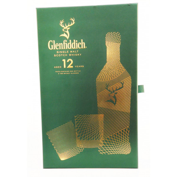Купити Віскі Glenfiddich 12yo Special Reserve 0,7л +2 келихи