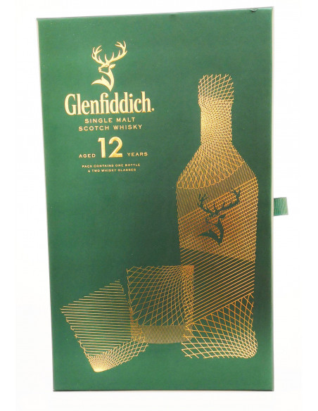 Купити Віскі Glenfiddich 12yo Special Reserve 0,7л +2 келихи