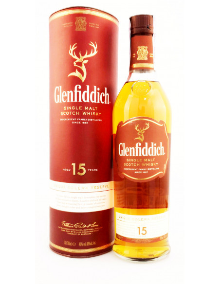 Купити Віскі Glenfiddich 15yo 0,7л в тубусі