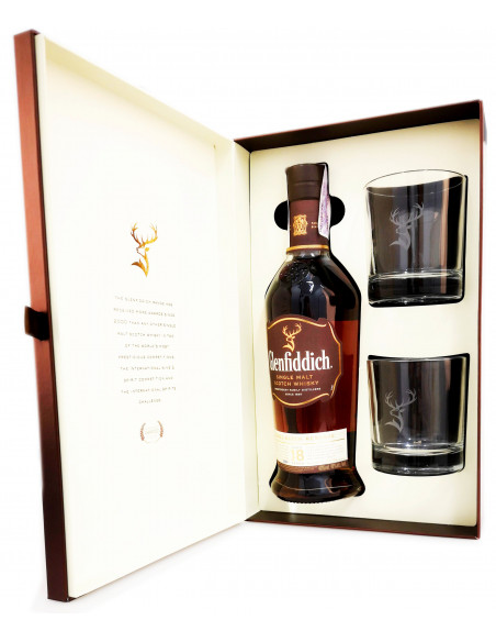 Купити Віскі Glenfiddich 15yo 0,7л+2келихи