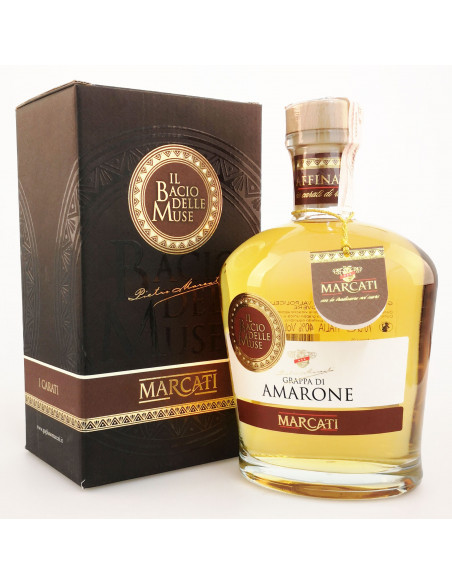 Купити Граппа Amarone aged in Oak delle Muse 0,7л в коробці Marcati