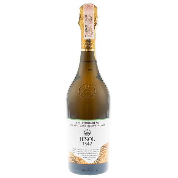 Купити Вино ігристе Prosecco Valdobbiadene Crede біле брют Bisol