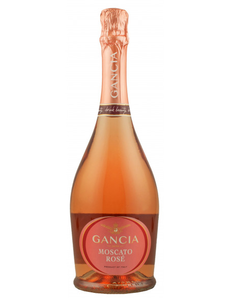 Купить Купить Вино игристое Moscato Spumante розовое полусладкое Gancia