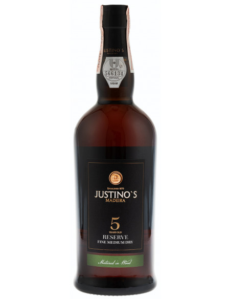 Купить Купить Вино Madeira Reser.Fine Medium Dry 5yo белое Justinos полусухое