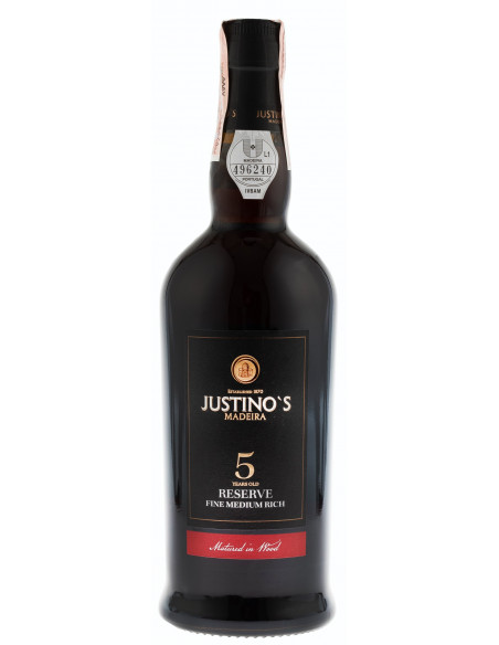 Купить Купить Вино Madeira Reser.Fine Medium Rich 5yo белое полусладкое Justinos