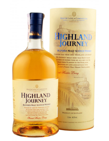 Купити Віскі Highland Journey Blended Malt 1л тубус