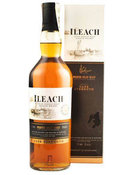 Купити Віскі The Ileach Cask Strength Single Malt 0,7л коробка