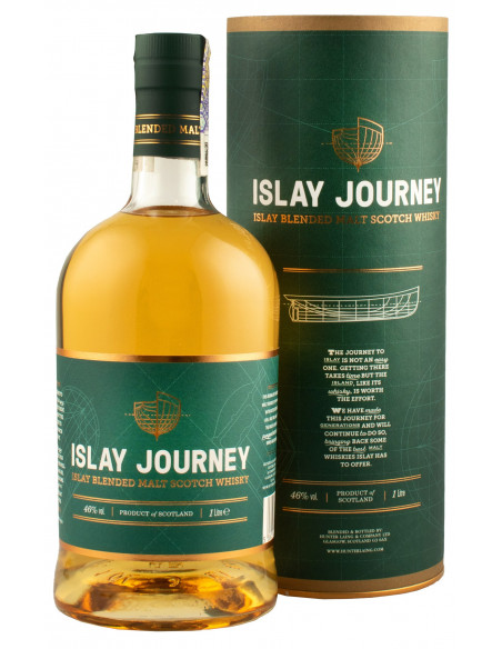 Купити Віскі Islay Journey Blended Malt 1л тубус