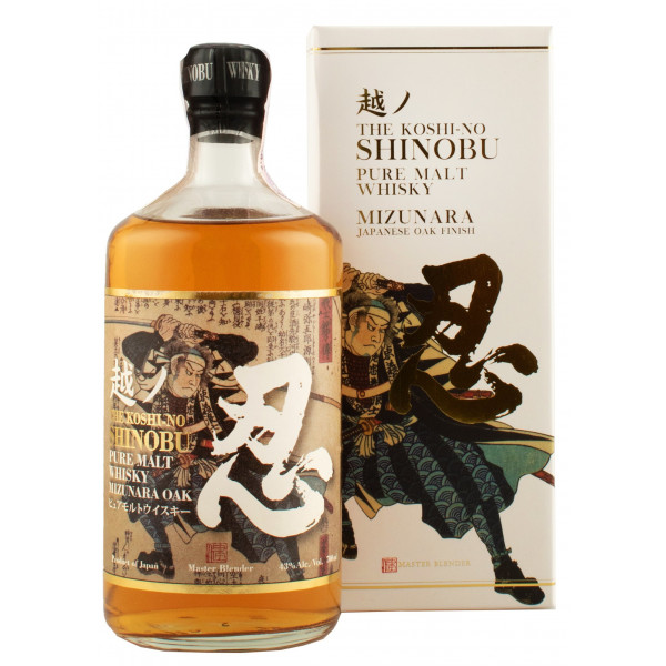 Виски Shinobu Pure Malt 0,7л 43% в коробке