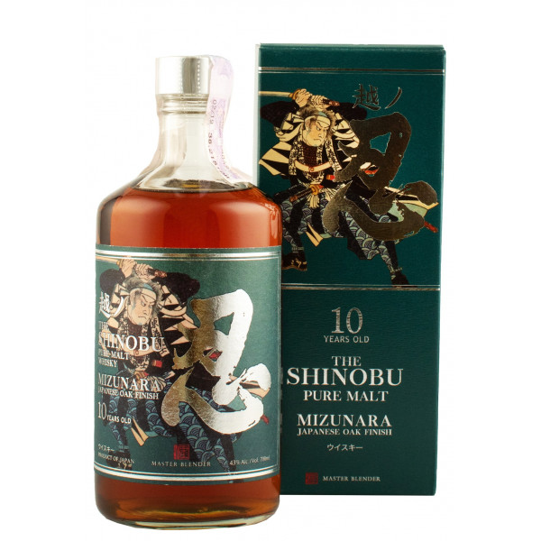 Купить Купить Виски Shinobu Pure Malt 10YO 0,7л коробка Shinobu