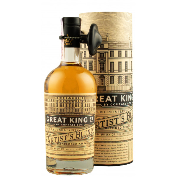 Виски Great King Street Artist 0,5л 43% тубус