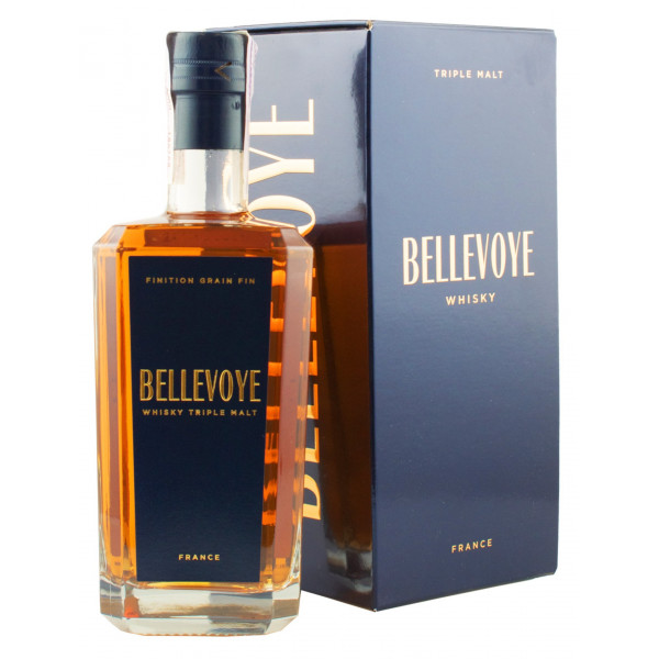 Виски Bellevoye Fine Grain Finish 0,7л 40% синяя коробка