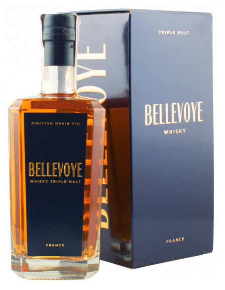 Виски Bellevoye Fine Grain Finish 0,7л 40% синяя коробка