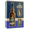 Віскі Glen Moray Port Cask Finish подарунковий набір + 2 келиха ТМ Glen Moray