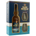 Віскі Glen Moray Peated Single Malt подарунковий набір + 2 келиха