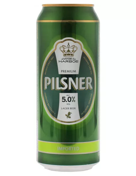 Пиво светлое "Harboe Pilsener" 0,5л ТМ "Harboe"