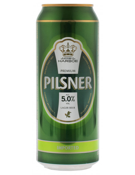 Пиво світле "Harboe Pilsener" 0,5л ТМ "Harboe"
