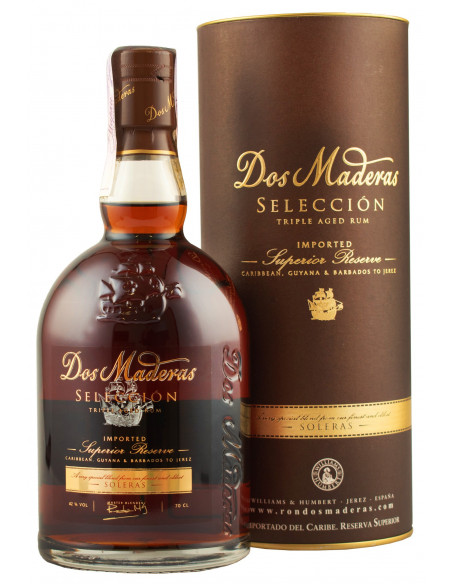 Ром "Dos Maderas Seleccion" 0,7л тубус ТМ "Dos Maderas"