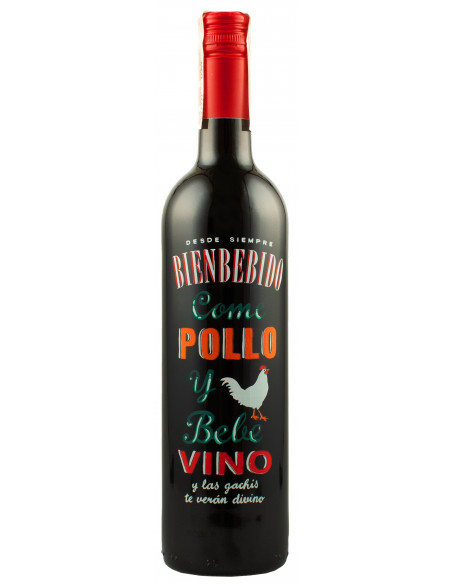 Вино "Pollo" кр.сух 0,75л 14% (Испания, Риоха, ТМ "Bienbebido")