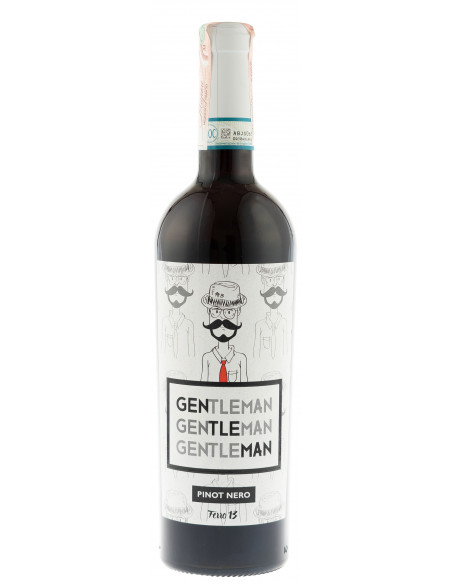 Вино "Gentleman Pinot Nero DOC" кр.сух 0,75л 12,5% (Италия, Ломбардия,ТМ "Ferro13")
