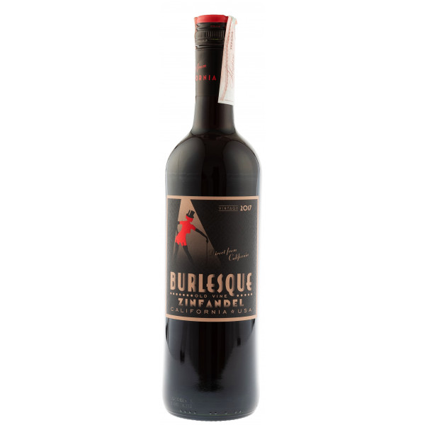 Вино "Burlesque Zinfandel 2017" кр.сух 0,75л 14% (США, Калифорния, ТМ "Burlesque")