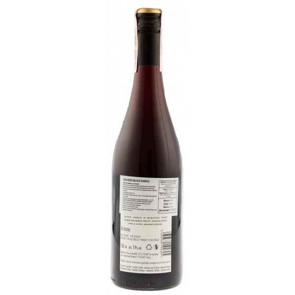 Купить Вино Soldier Block Shiraz VMF 2019 красное сухое