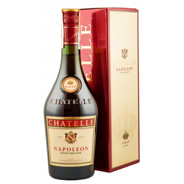 Бренди "Napoleon VSOP " 0,7л подар.кор  ТМ "Chatelle"