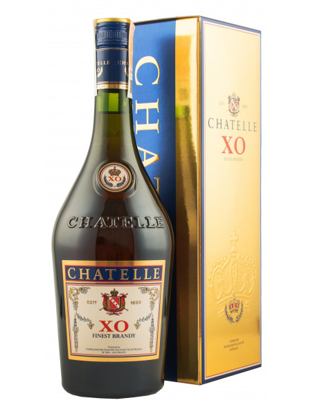 Бренді "XO" 1л подар.кор ТМ "Chatelle"