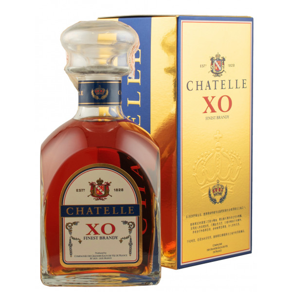 Бренді "XO " 0,7л декантер   ТМ "Chatelle"