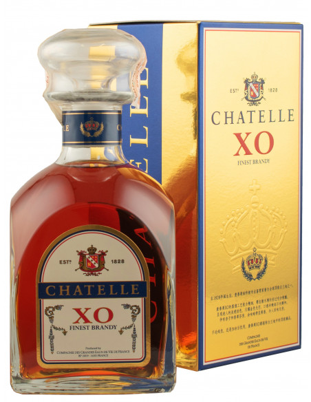 Бренді "XO " 0,7л декантер   ТМ "Chatelle"