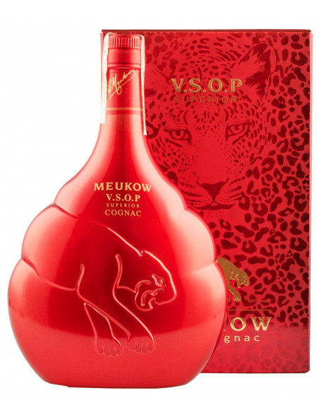 Коньяк "Meukow Red VSOP" 0,7л в червоній коробці ТМ "Meukow"