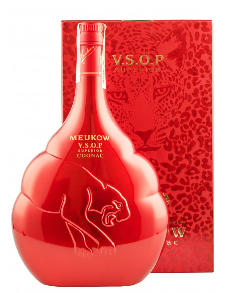 Коньяк "Meukow Red VSOP" 0,7л в червоній коробці ТМ "Meukow"
