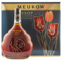 Коньяк "Meukow VSOP" 0,7л под.наб.+2 келиха ТМ "Meukow"