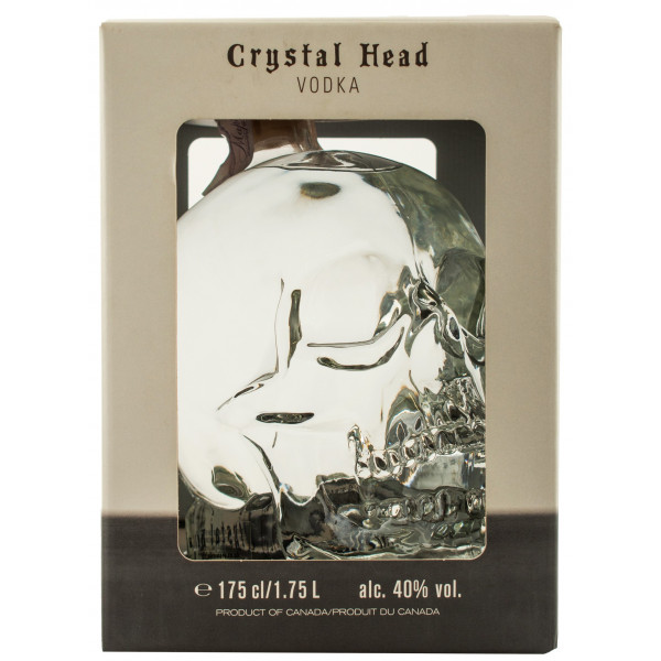 Купить водку на подарок Кристал Хед Череп