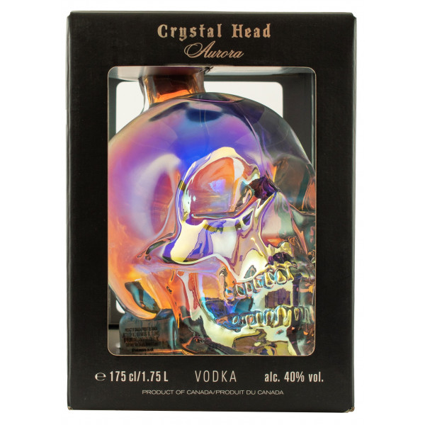 Купить водку кристал хед на подарок 1.75 череп