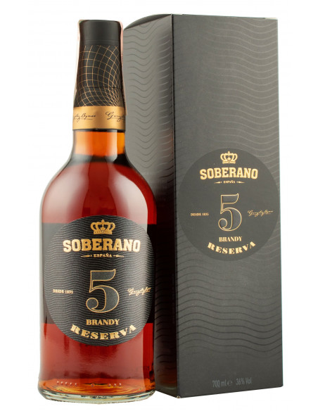 Бренді "Soberano" 5yo 0,7л в коробці