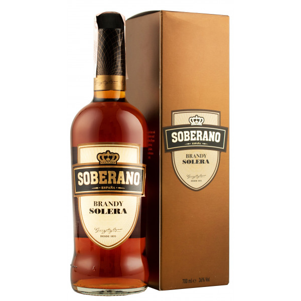 Купити Бренді "Soberano" 0,7 л в коробці