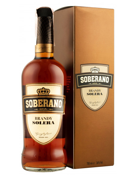 Купити Бренді "Soberano" 0,7 л в коробці