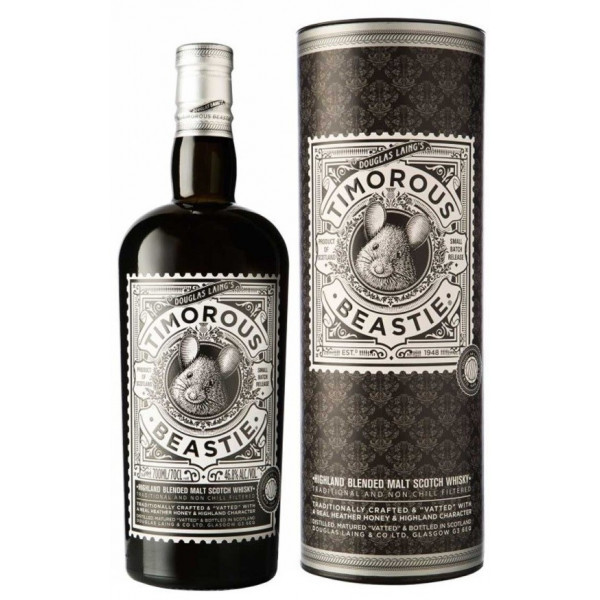 Купити Віскі Timorous Beastie Highland Blended Malt Scotch Whisky в тубусі