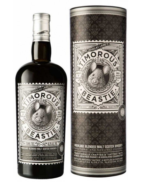 Купить Купить Виски Timorous Beastie Highland Blended Malt Scotch Whisky в тубусе