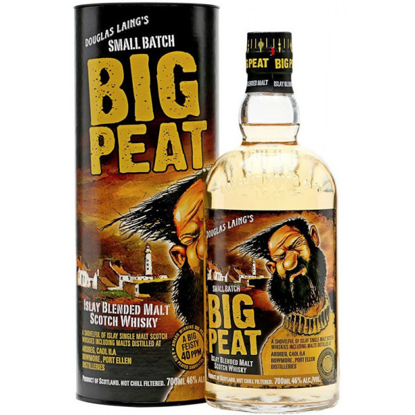 Купити Віскі Big Peat (Біг Піт) 0,7 літра у тубусі