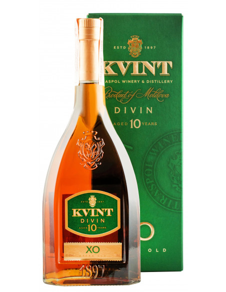 Купити Коньяк "Kvint 10YO XO" 0,5л в коробке