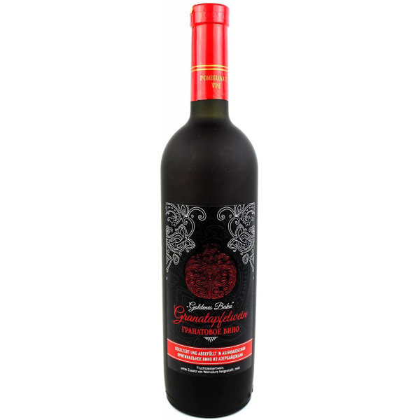 Купити Вино гранатове Goldenes Baku червоне напівсолодке