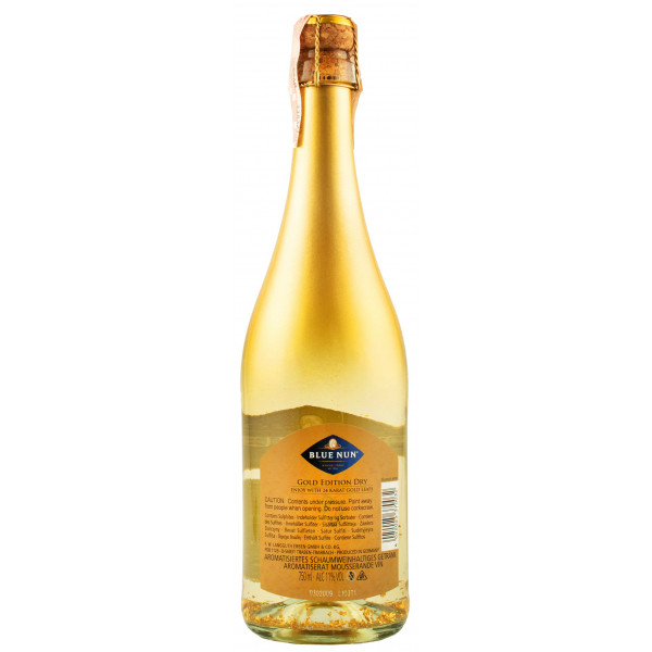 Купить Купить Вино игристое Blue Nun 24K Gold Edition белое полусладкое