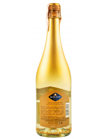 Купить Купить Вино игристое Blue Nun 24K Gold Edition белое полусладкое